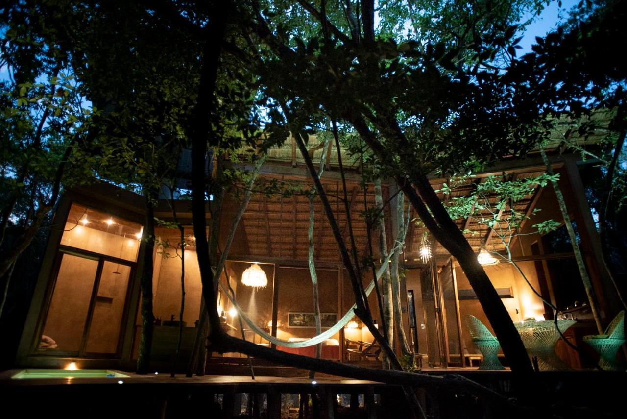 Ojo De Arbol, Boutique Cabin In The Real Jungle Тулум Экстерьер фото