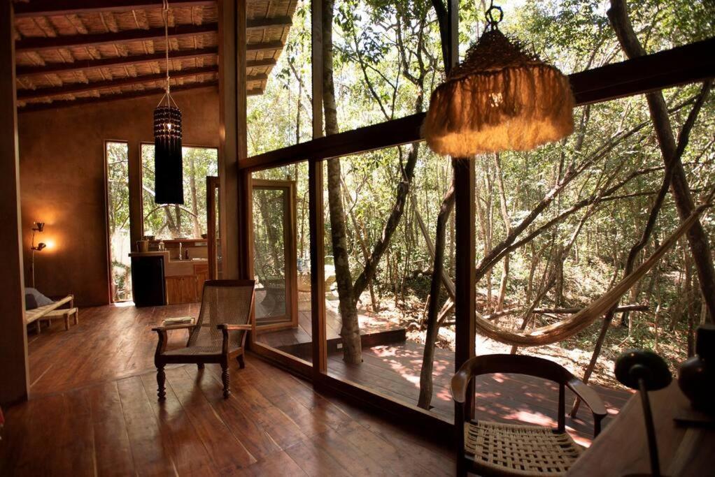 Ojo De Arbol, Boutique Cabin In The Real Jungle Тулум Экстерьер фото