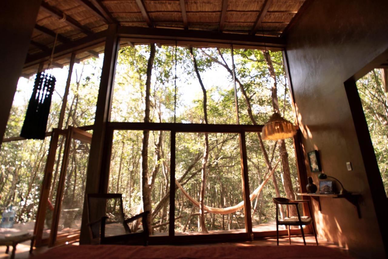 Ojo De Arbol, Boutique Cabin In The Real Jungle Тулум Экстерьер фото