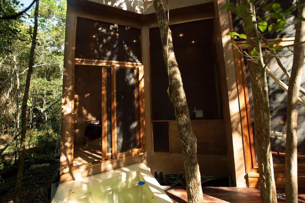 Ojo De Arbol, Boutique Cabin In The Real Jungle Тулум Экстерьер фото