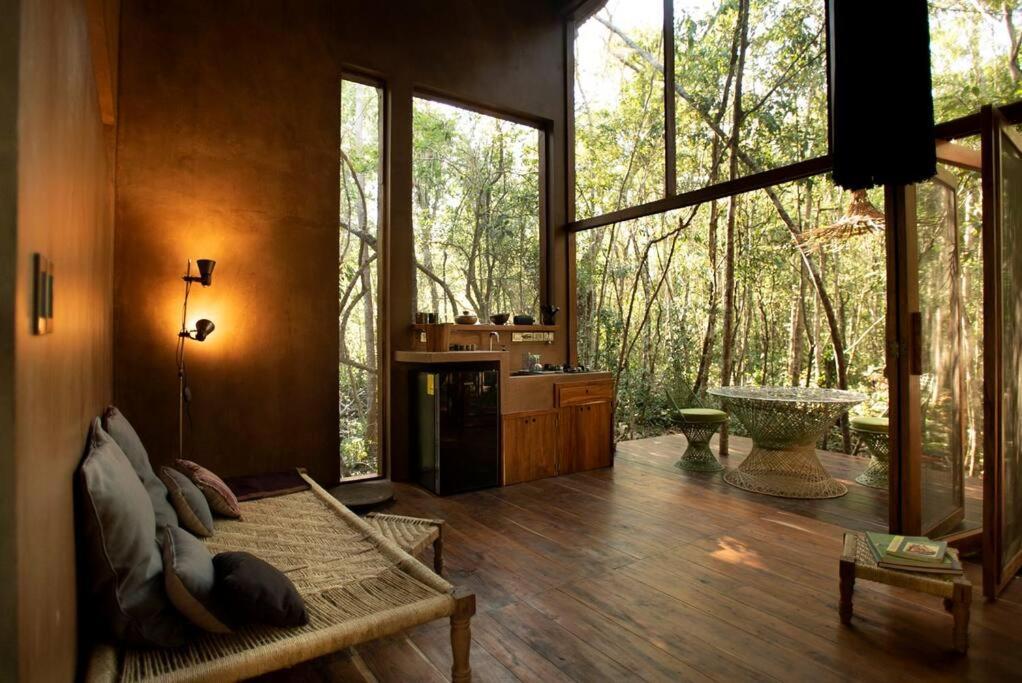 Ojo De Arbol, Boutique Cabin In The Real Jungle Тулум Экстерьер фото