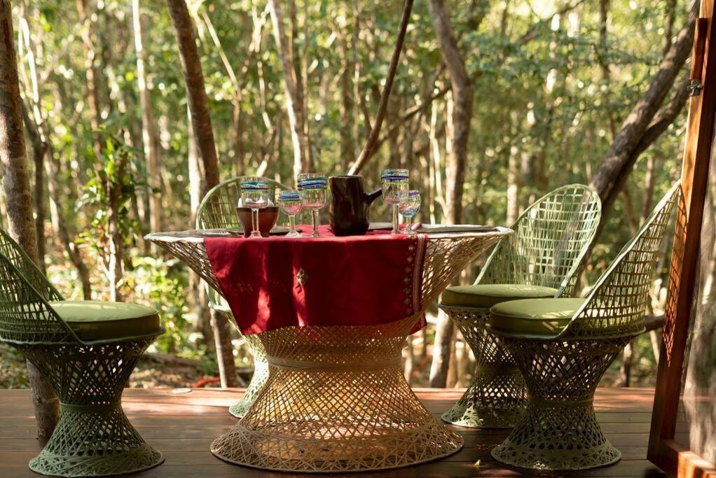 Ojo De Arbol, Boutique Cabin In The Real Jungle Тулум Экстерьер фото